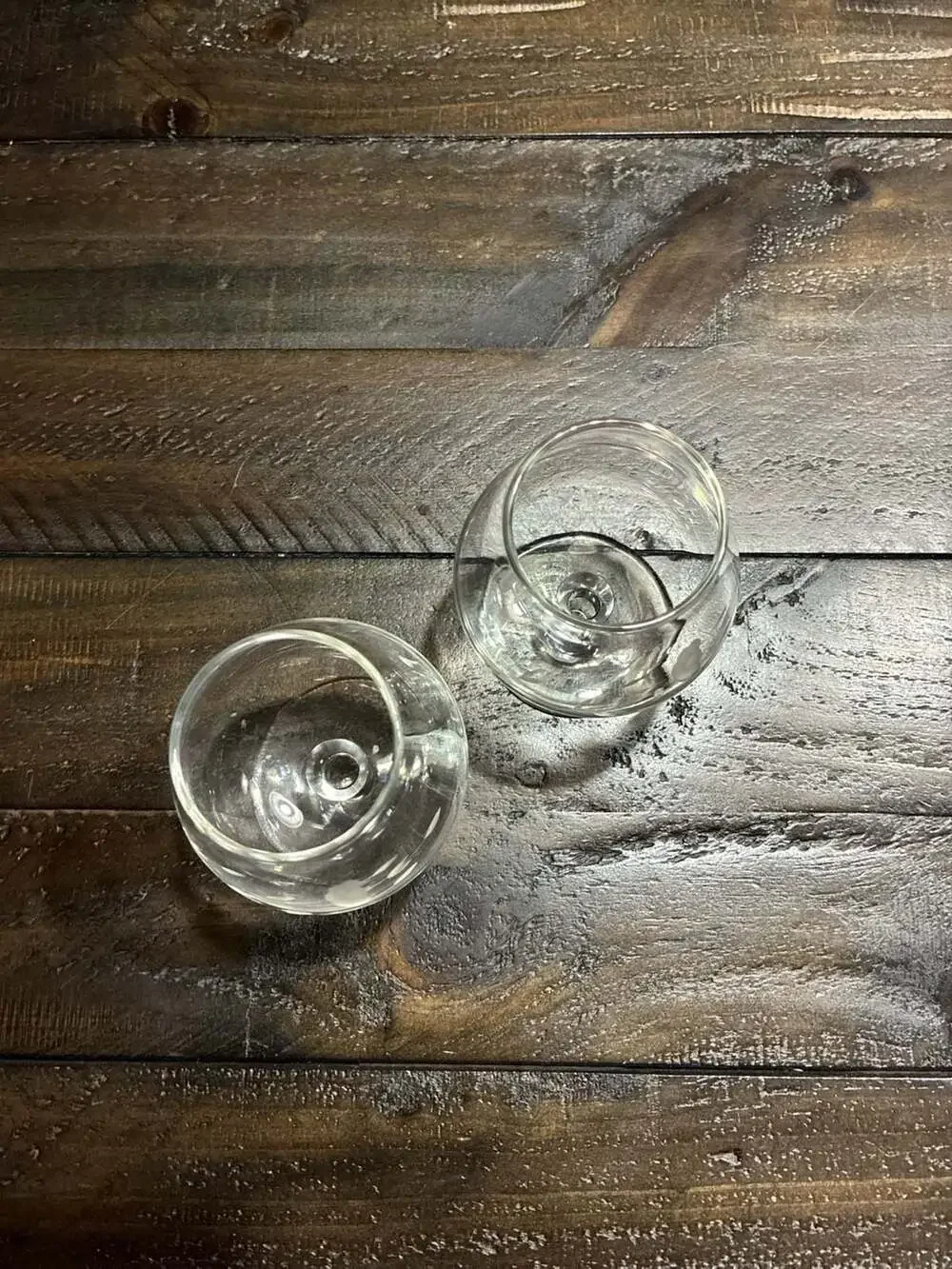 Princess House Heritage Etched Crystal Brandy Snifter Glasses, Set of 2